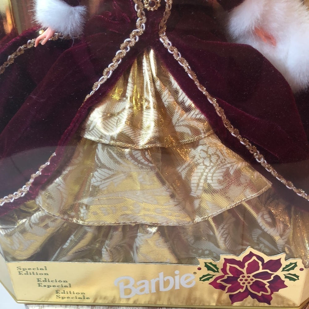 SALE BARBIE 1996 Happy Holidays Doll Mattel Special Edition Collectible NIB NEW - Picture 3 of 8
